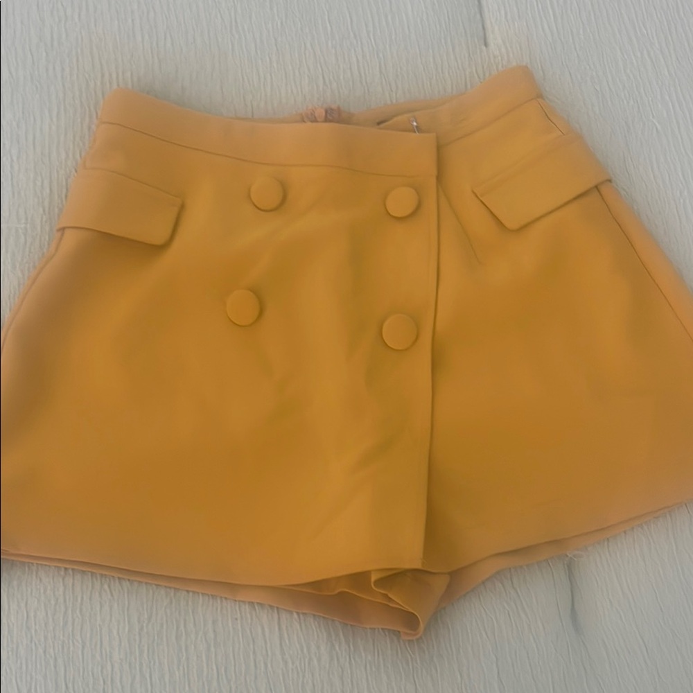 Stylish yellow/mustard Women's Skorts